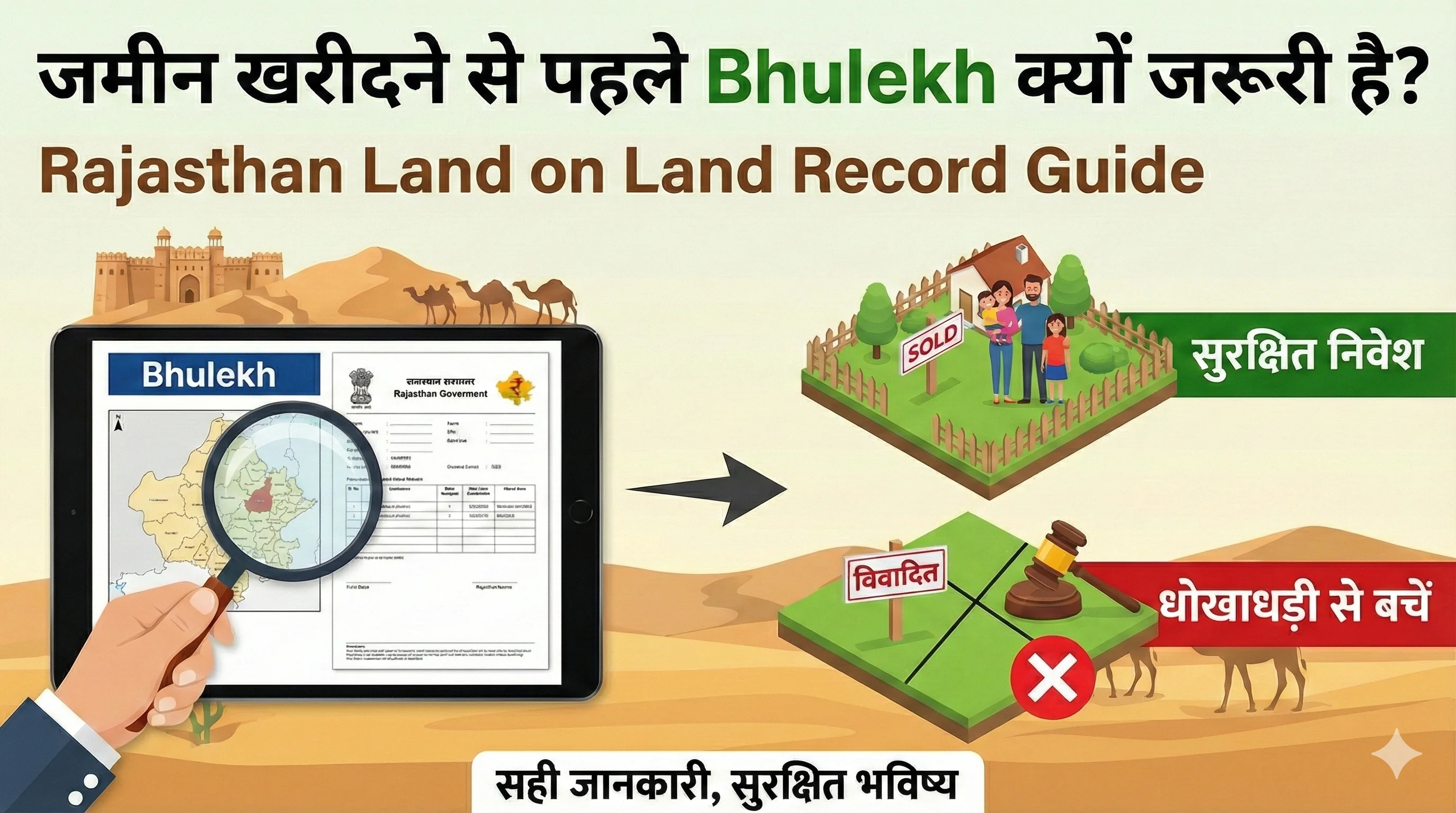 जमीन खरीदने से पहले Bhulekh क्यों देखना जरूरी है?